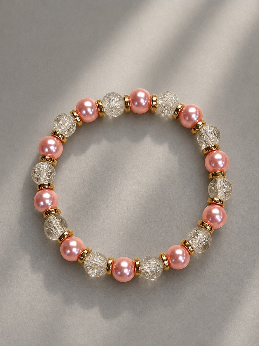 Bracelet of the Day #06 |Blush Sparkle Handmade Bracelet